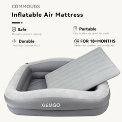 GEMGO bed with high-speed pump for quick setup on trips