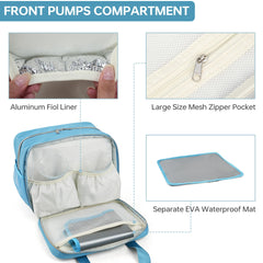 GEMIU cooler bag capacity for six 9-ounce bottles, ideal daycare transport