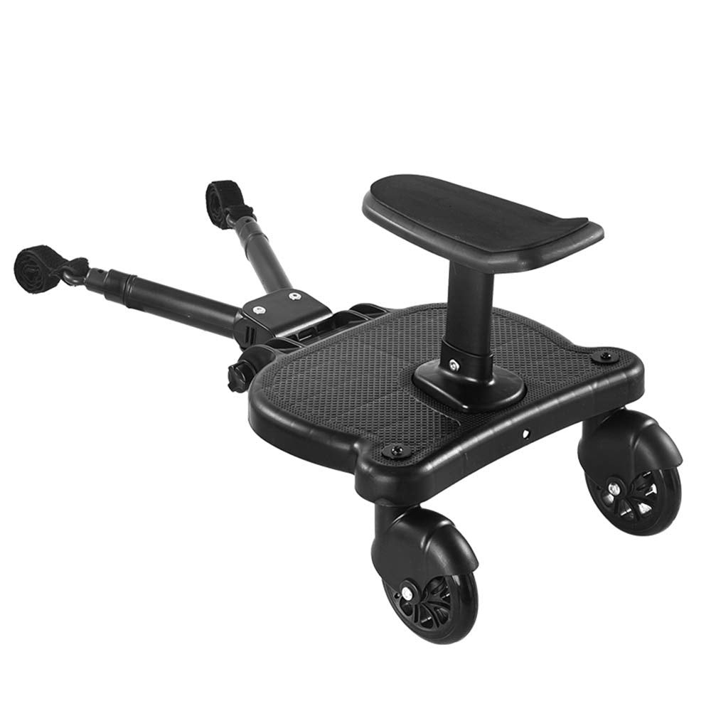 GemonExe universal 2-in-1 stroller board attachment shows broad compatibility for secure fit
