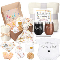 GEMTEND new mom gift box set shown as complete baby welcome collection for showers