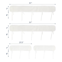 Generic 4PC Mesh Coverage Straps short piece tied with straps