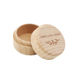 Generic baby keepsake box with engraved leaf lid design for treasured mementos.