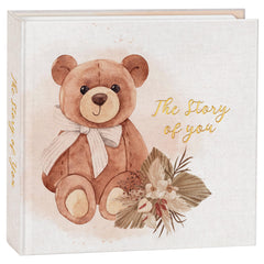 Generic baby memory book cover shows premium design for durable keepsakes