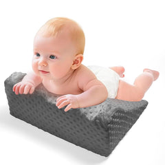 Generic Baby Tummy Time Prop memory foam close-up demonstrating cushioned support for gentle tummy time
