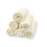 Generic baby washcloths 6-pack front view, soft bath time essential.