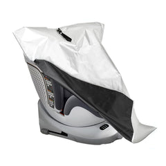 Generic car seat sun shade cover provides heat protection during sunny drives