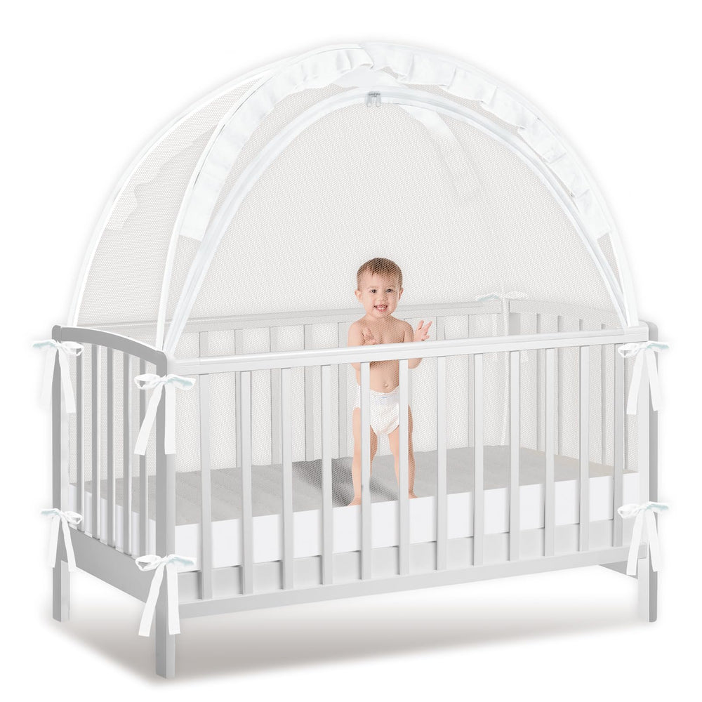 Generic crib tent full-coverage protects baby from climbing out during sleep