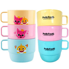 Generic cute character cups with easy-grip handle, comfortable hold for all ages.