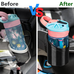 Generic Graco Cup Holder Pro with bottle shows easy no-tools installation