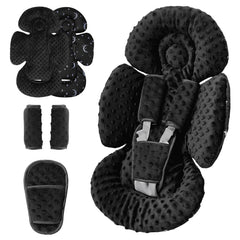 Generic infant insert demonstrates universal compatibility for swings and car seats, enhancing versatility.