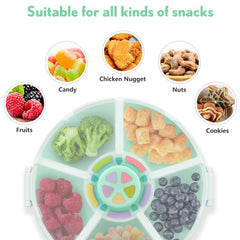 Generic Kids Original Snack Spinner BPA and PVC free for worry-free meals.