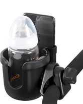 generic universal stroller cup holder, 360° rotation for easy reach