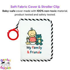 Genius Baby Toys baby photo book lets you personalize photos for a cherished keepsake.