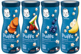 Gerber Graduates Puffs Apple Strawberry pouch on the go for snacking