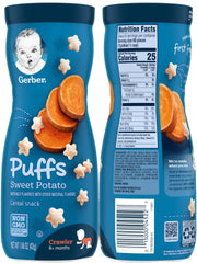 Gerber Graduates Puffs Banana pouch ideal for self feeding