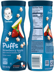 Gerber Graduates Puffs Sweet Potato pouch for wholesome snacking