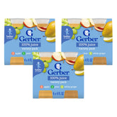 Gerber Juice Fruit apple juice bottle trio for family hydration.