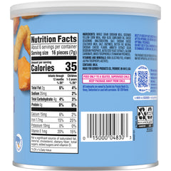 Gerber Lil' Crunchies Garden Tomato canister image emphasizing texture and airy crunch for babies.