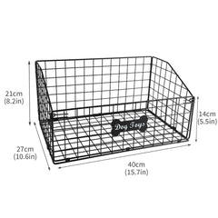 Geyecete dog toy box folded storage demonstrates space-saving collapse