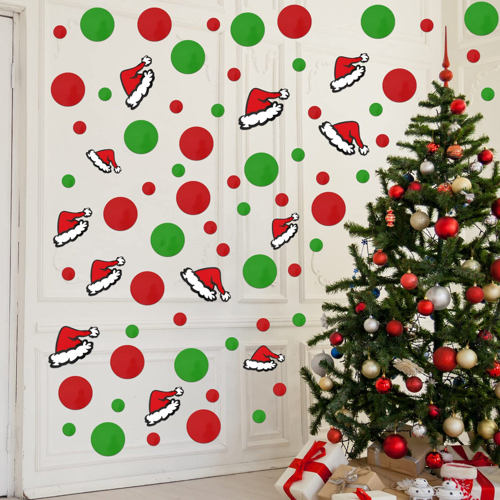 Geyee lime green circle wall decals 5cm for playful nursery decor and easy removal