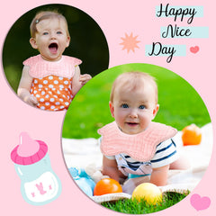 Geyoga baby bib pack of 10 pieces for easy rotation during busy days