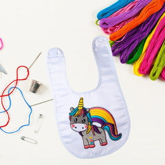 Geyoga baby bib sublimation-ready surface for vibrant festival designs.