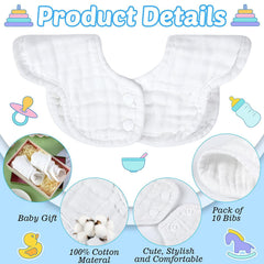 Geyoga neck size 9.5 cm illustration shows newborn-to-toddler fit.