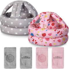 Geyoga baby safety helmet Candy front view with adjustable strap for walkers