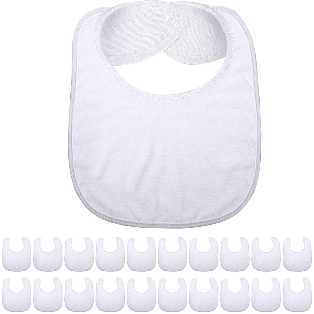 Geyoga sublimation blank bib pack ready for custom baby designs.