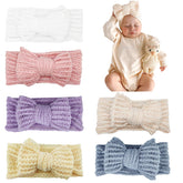 GEZISAN handmade baby headbands 6-color set for versatile outfits