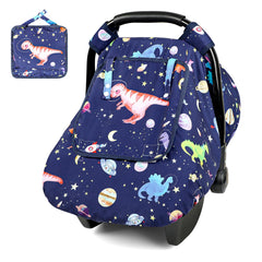 GFU baby car seat cover winter blue shows windproof design for cozy rides