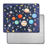 GFU baby play mat blue 71x59 offers a roomy surface for crawling fun