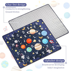 GFU baby play mat folded design is portable for travel and storage