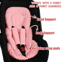 GFU strap covers protect shoulders from harness chafing during rides.