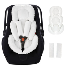 GFU infant seat insert head and body support for comfy car rides.