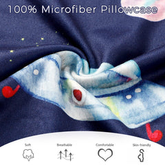 GFU nursing pillow cover stretchable fabric enables quick installation on standard pillows