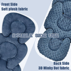 GFU reversible newborn insert showing plush and 3D fabric sides