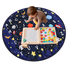 GFU thick-padding blue baby mat cushions crawlers during floor play.