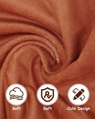 Gicoherero Highland Cow blanket safe-design pattern emphasizes baby-safe touch
