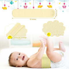 Giegxin eight-piece cotton bands arranged with four colorful styles.