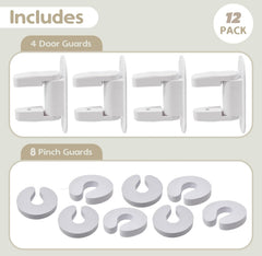 Gift Boutique childproof door handle locks with adhesive install for quick setup.