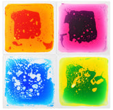 Gift Boutique liquid floor tile color swirl shows color-changing motion for sensory play.