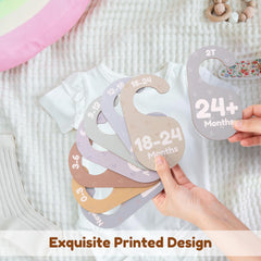 Giftacity newborn to 3 months dividers keep outfits organized at a glance.
