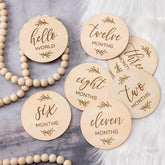Giftacity baby milestone card featuring welcome home design for timeless newborn photos.