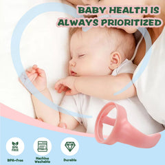 Giftophilia handles install easily onto Mam bottles for quick setup