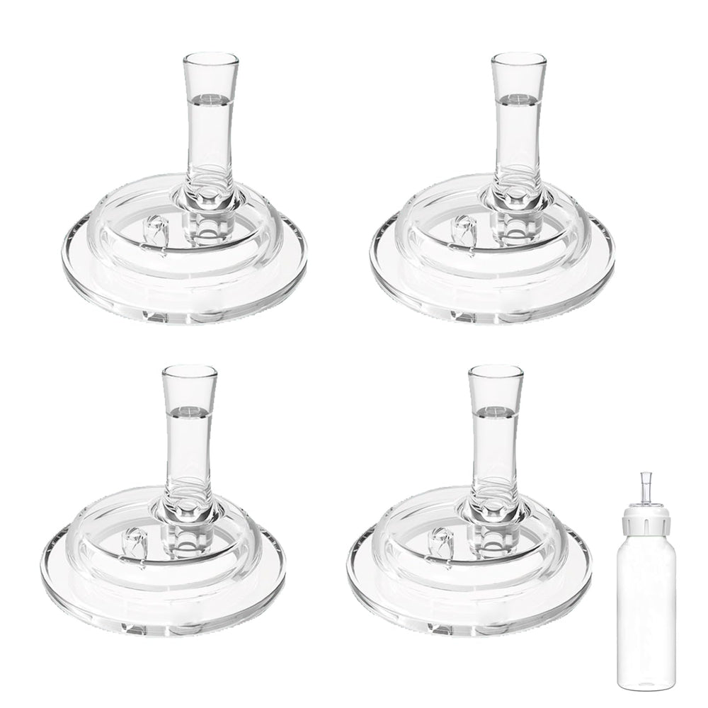 Giftophilia sippy nipples for Dr Browns narrow bottle closeup with soft silicone for gentle feeding
