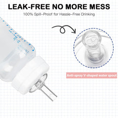 Giftophilia sippy nipples durable pack-four for cost-effective replacements during busy weeks