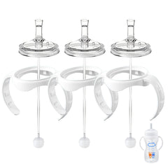 Giftophilia straw-transition kit with Dr Brown wide-mouth bottle for smooth transition