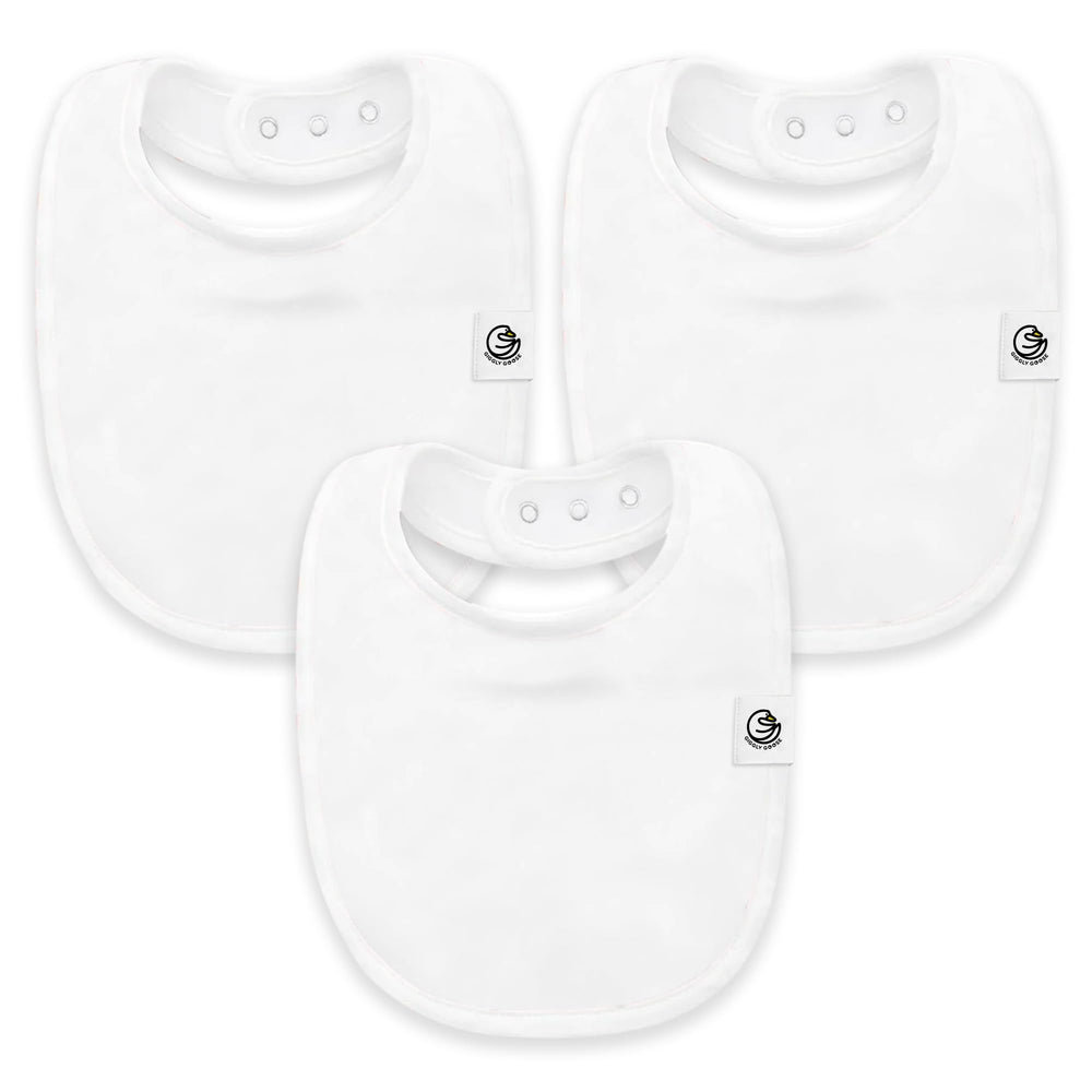 Giggly Goose bibs soft organic cotton close-up for delicate skin comfort during feedings.
