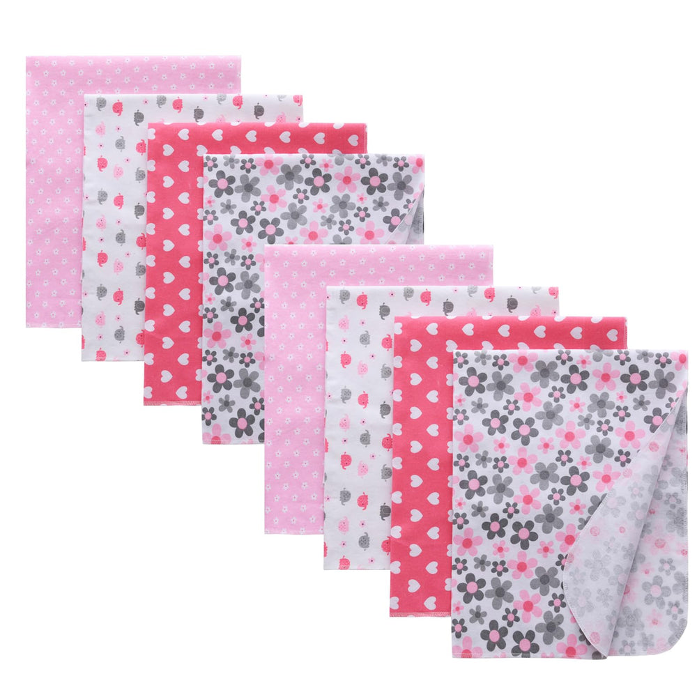Gina Era Cotton Flannel Receiving Blanket packaged for hospital bag essentials and easy reuse